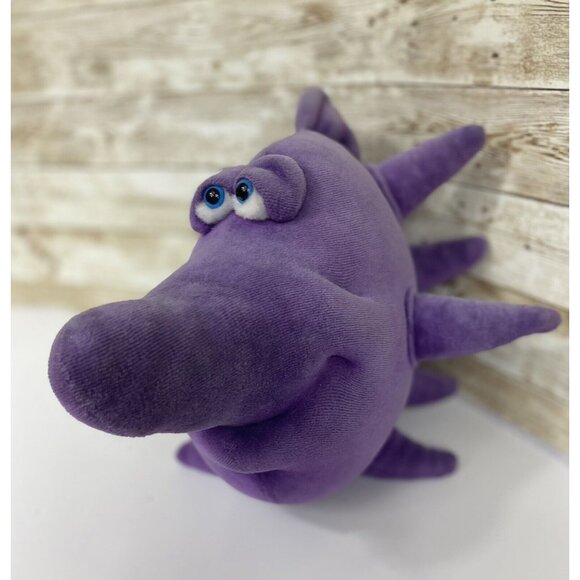 Funny Friends Fish Plush Purple Blue Eyes 8" x 14" Soft Jennifer Mazur Toy - Picture 4 of 13